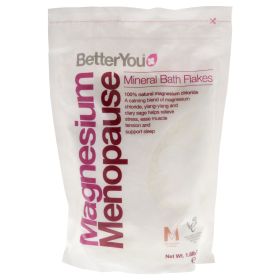 Menopause Mineral Bath Flakes by BetterYou for Women - 26.4 oz Bath Salt