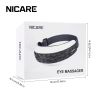 NICARE Eye Massager With Heat; Rechargeable Eye Heat Massager For Relax Eye Strain Dark Circles Eye Bags Dry Eyes Improve Sleep