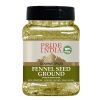 Pride of India ‚Äì Fennel Seed Ground ‚Äì Natural & Gourmet Spice ‚Äì Perfect Addition to Tea/Drinks/ Roast/Rubs/Bakes/ - Cooling Properties ‚Äì Easy